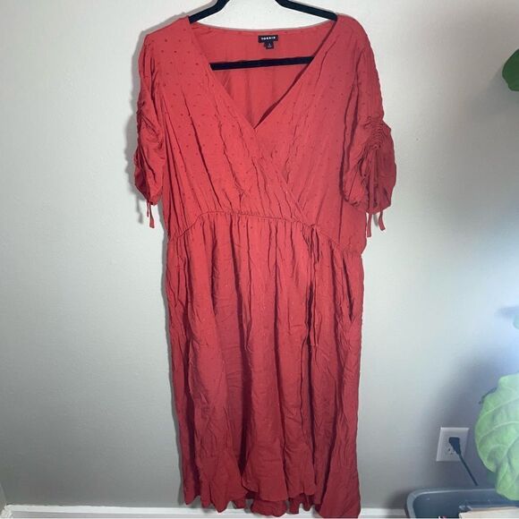 torrid Dresses & Skirts - Torrid Burnt Orange Dress Size 2